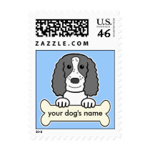 Personalized English Cocker Spaniel Postage Stamps