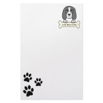 Personalized English Cocker Spaniel Customized Stationery