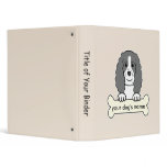 Personalized English Springer Spaniel Binder
