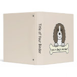 Personalized English Springer Spaniel Vinyl Binders