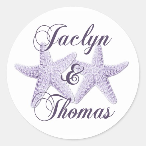 Personalized Envelope Seals Classic Round Sticker Zazzle