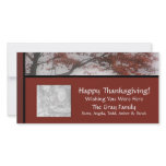 Personalized Fall Thanksgiving Wish You Were Here Photo Cards