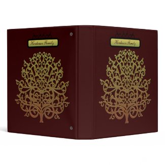 Personalized Family Album 3 Ring Binder