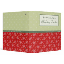 Personalized Family Holiday Recipe Binder by mariannegilliand Personalized Family Holiday Recipe Binder