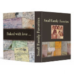 Personalized family recipe binder