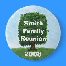 Personalized Family Reunion Button by ZachBear Personalized Family Reunion Button