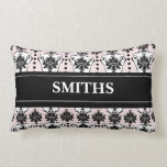 Personalized Fancy Paris Pink Ornate Pillow pillows