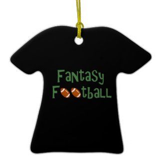 Personalized Fantasy Football Shirt Ornament
