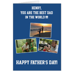 Personalized Fathers Day Cards ADD YOUR PHOTO