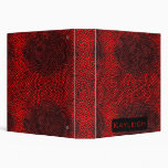 Personalized Faux Lizard Binder binders
