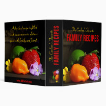 Personalized Favorite Family Recipe Binder