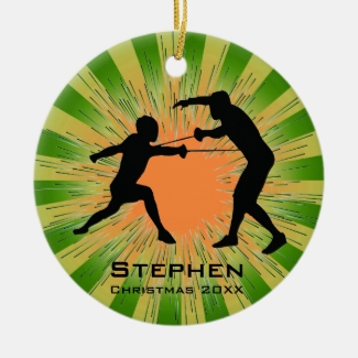 Personalized Fencing Ornament