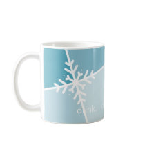PERSONALIZED FESTIVE MUG :: modernista snowflake 3
