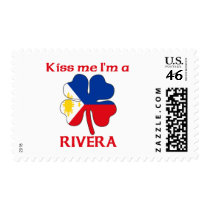 Personalized Filipino Kiss Me I'm Rivera postage by KissMeTshirts Personalized Filipino Kiss Me I'm Rivera postage