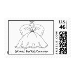 Personalized First Holy Communion Postage Stamp