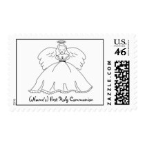 Personalized First Holy Communion Postage Stamp