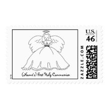 Personalized First Holy Communion Postage Stamp