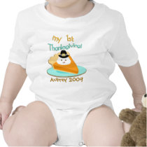 Personalized First Thanksgiving Baby Bodysuit