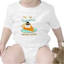Personalized First Thanksgiving Baby Bodysuit t-shirts