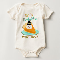 Personalized First Thanksgiving Baby Bodysuit t-shirts