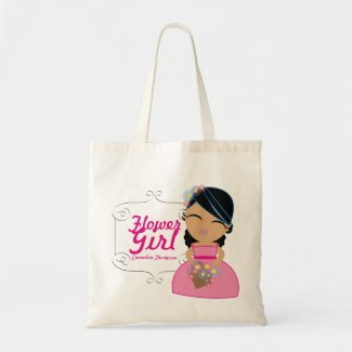 personalized FLOWER GIRL wedding gift * ethnic Bags