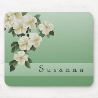 Personalized Flower Mousepads mousepad