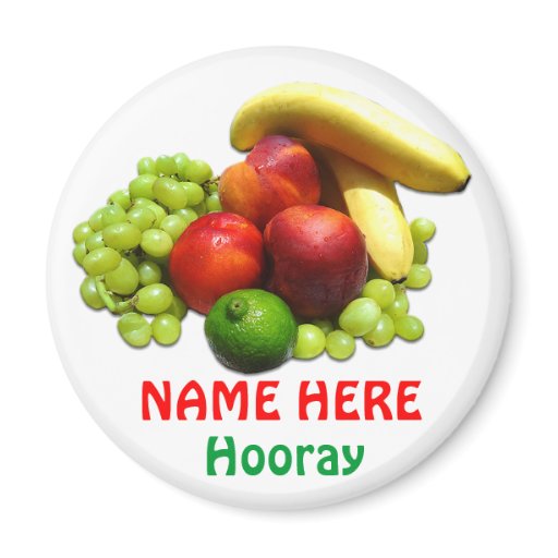 Personalized Food for Kids with Fruit Zazzle