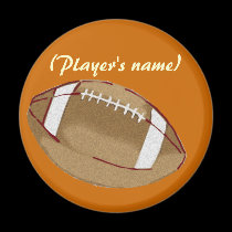 Personalized Football Button magnets