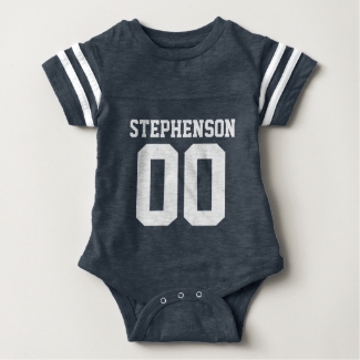 Personalized Football Jersey Baby Boy Custom Text