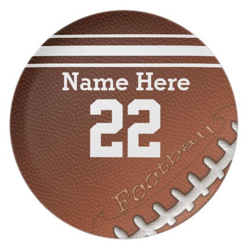 personalized-football-plates-his-name-and-number-zazzle