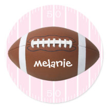 Personalized Football Sticker