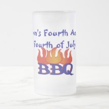Personalized Fourth of July BBQ Party Mug