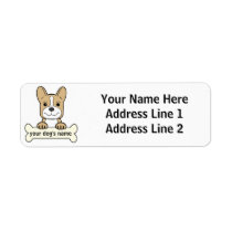 Personalized French Bulldog Custom Return Address Label