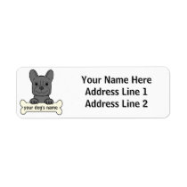 Personalized French Bulldog Return Address Labels