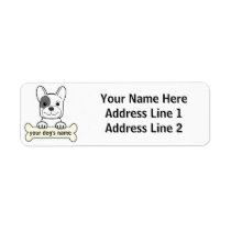 Personalized French Bulldog Custom Return Address Labels