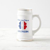 Personalized French Kiss Me I'm Grondin mugs