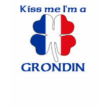Personalized French Kiss Me I'm Grondin t-shirts by KissMeTshirts Personalized French Kiss Me I'm Grondin t-shirts