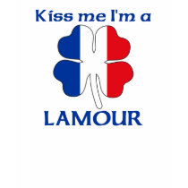 Personalized French Kiss Me I'm Lamour t-shirts