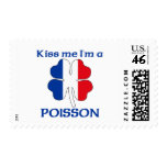 Personalized French Kiss Me I'm Poisson postage