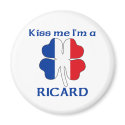 Personalized French Kiss Me I'm Ricard magnets by KissMeTshirts Personalized French Kiss Me I'm Ricard magnets