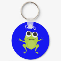 Personalized Frog Keychain for Kids