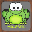 Personalized Frog Sticker