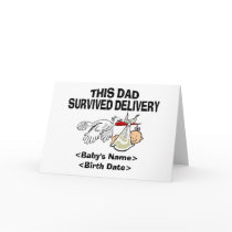 Personalized Funny Baby Girl Announcement Cards