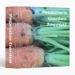 Personalized Garden Fresh Carrots Avery Binder binders