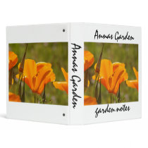 Personalized Garden Notes Avery Binder