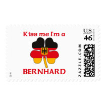 Personalized German Kiss Me I'm Bernhard Postage Stamps