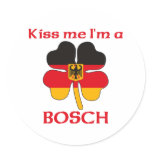 Personalized German Kiss Me I'm Bosch stickers
