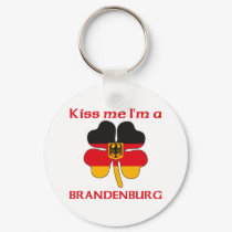 Personalized German Kiss Me I'm Brandenburg keychains by KissMeTshirts Personalized German Kiss Me I'm Brandenburg keychains