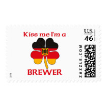 Personalized German Kiss Me I'm Brewer postage by KissMeTshirts Personalized German Kiss Me I'm Brewer postage