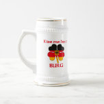 Personalized German Kiss Me I'm Burg mugs